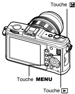 OLYMPUS E-P1 - MENU→[→]→[ - 1