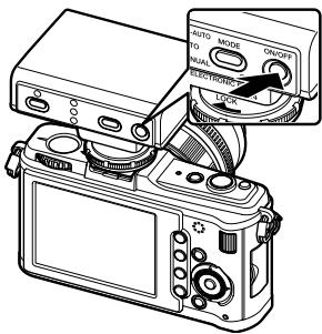 OLYMPUS E-P1 - Appuyez complètement sur le déclencheur. - 1