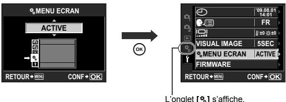 OLYMPUS E-P1 - Appuyez sur la touche MENU pour afficher le menu - 2