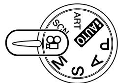 OLYMPUS E-P1 - Appuyez complètement sur le déclencheur pour arrêté l'enregistrement. - 1