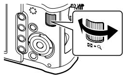 OLYMPUS E-P1 - Réglez la molette de mode sur M et tournez la molette pour régler la valeur. - 2