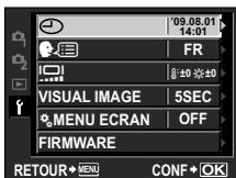 OLYMPUS E-P1 - Appuyez sur la touche MENU - 8