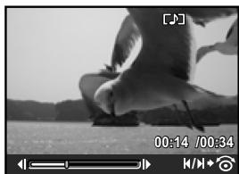 OLYMPUS E-P1 - Opérations pendant la lecture de video - 2