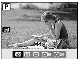 OLYMPUS E-P1 - Changement du mode de mesure - 2