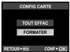 OLYMPUS E-P1 - Formatage de la carte - 1