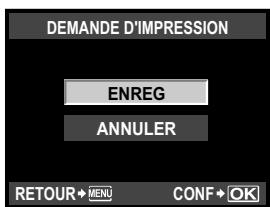 OLYMPUS E-P1 - Sélectionnez [ENREG] et appuyez sur la touche ©. - 1