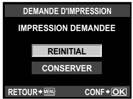 OLYMPUS E-P1 - Annulation des données de réservation d'impression - 1