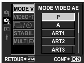 OLYMPUS E-P1 - Ajouter des effets à une réserve - 1