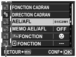 OLYMPUS E-P1 - MENU  [Q] ENREGIST CONFIG] - 3