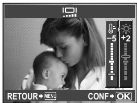 OLYMPUS E-P1 - (Ajustement de la luminosité de l'écran) - 1