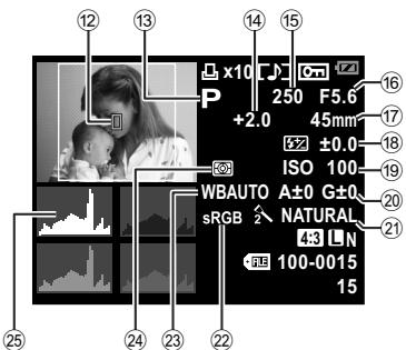 OLYMPUS E-P1 - Écran LCD (affichage) - 2