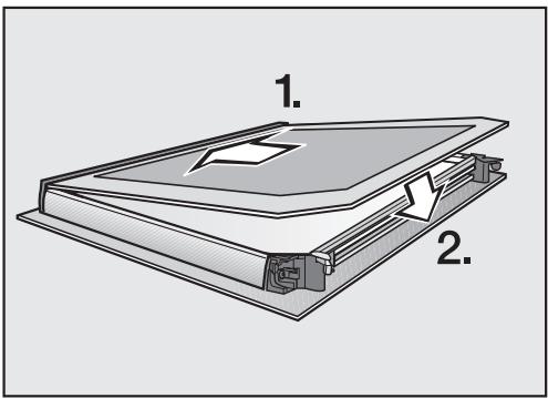 MIELE H 5240 BP - ■ Réassembler la porte : - 4