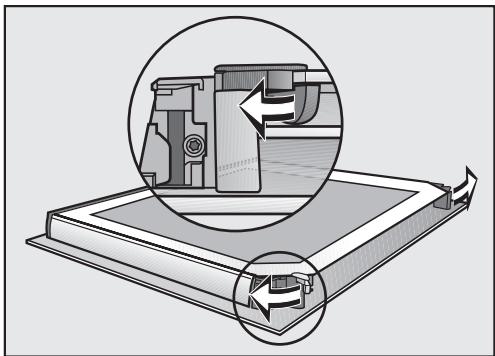 MIELE H 5240 BP - Désassembler la porte - 1
