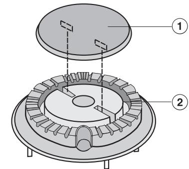 MIELE KM 360  - CONVERTING INSTRUCTIONS - Changement des diaphragmes - 1