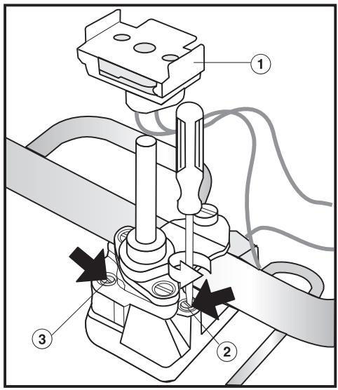 MIELE KM 360  - CONVERTING INSTRUCTIONS - Changing the needle valves - 2