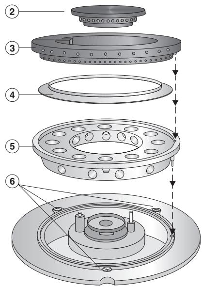 MIELE KM 360  - CONVERTING INSTRUCTIONS - Conversion des brûleurs - 1