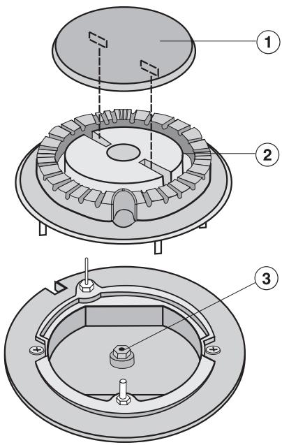 MIELE KM 360  - CONVERTING INSTRUCTIONS - To convert the burners - 2