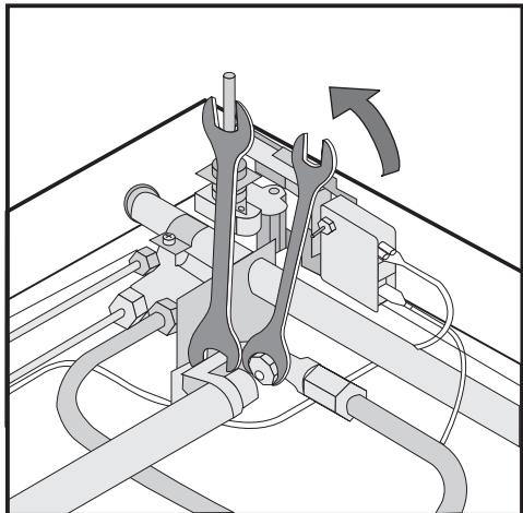 MIELE KM 360  - CONVERTING INSTRUCTIONS - Changing the jets - 1