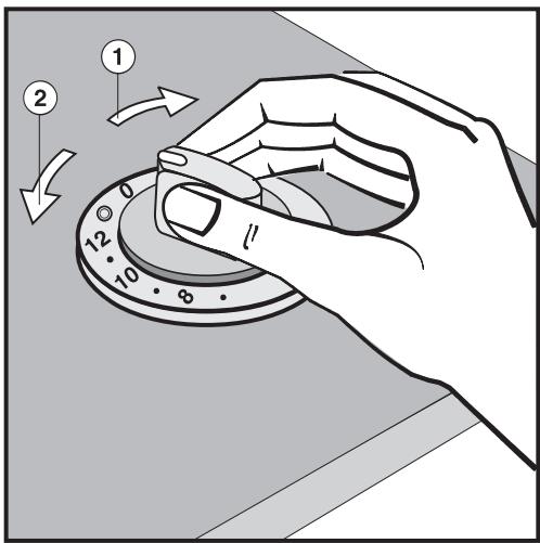 MIELE KM 412 - Mise en marche du brûleur variable - 1