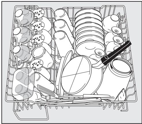 MIELE G 647 - Exemples de disposition - 1