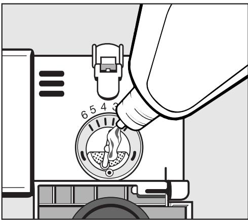 MIELE G 647 - Remplissage de produit de rinçage - 2