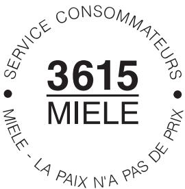 SERVICE CONSOMMATEURS 3615 MIELE MAE - LA PAIX N'A PAS DE PRIX
