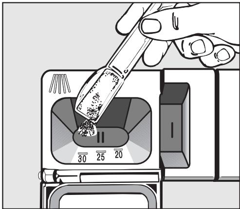 MIELE G 647 - Adjonction de produit de lavage - 2