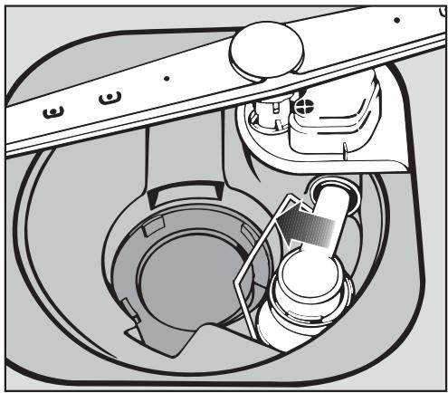 MIELE G 647 - Nettoyage de la pompe de vidange et du clapet antiretour - 1