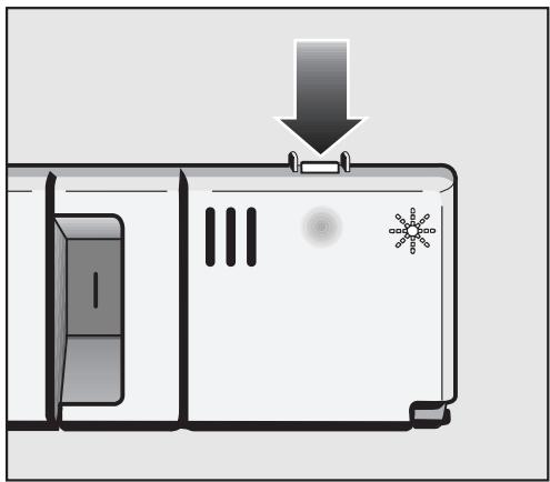 MIELE G 647 - Remplissage de produit de rinçage - 1