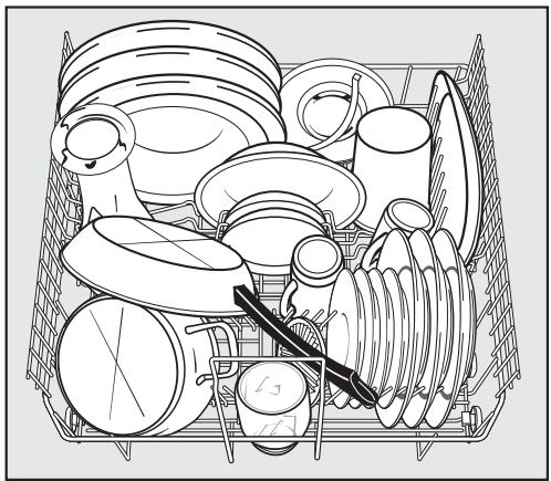 MIELE ACTIVE CLEAN - Panier inférieur - 1