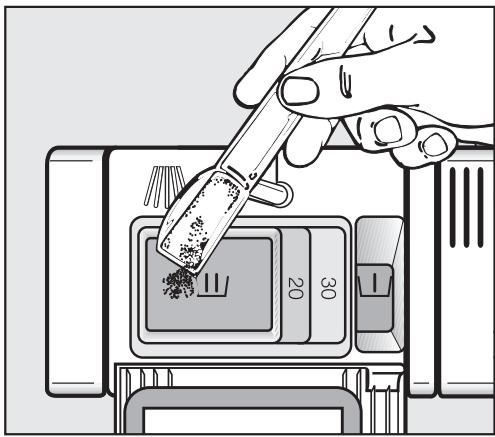 MIELE ACTIVE CLEAN - Remplissage du détergent - 2