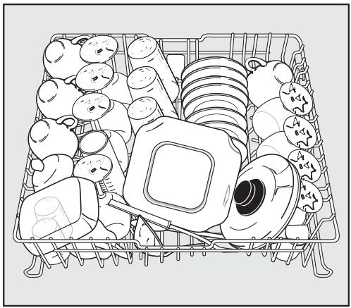 MIELE G1230SC - Panier supérieur - 1