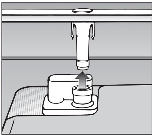 MIELE G1230SC - Nettoyez les bras de lavage - 2