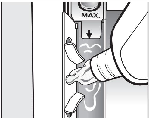 MIELE WT 2670 - Adjonction automatique d'assouplissant, de produit de tenue ou d'amidon liquide - 1