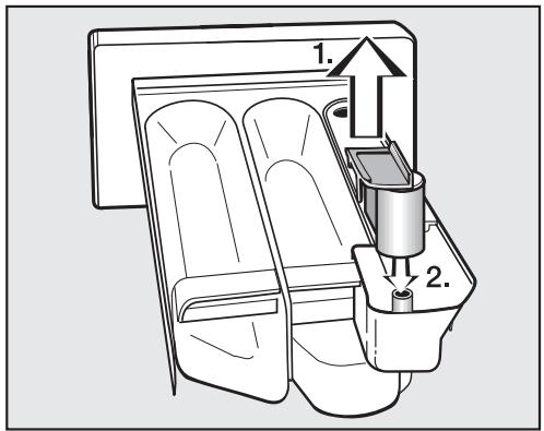 MIELE WT 2670 - Nettoyage de la boîte à produits - 2