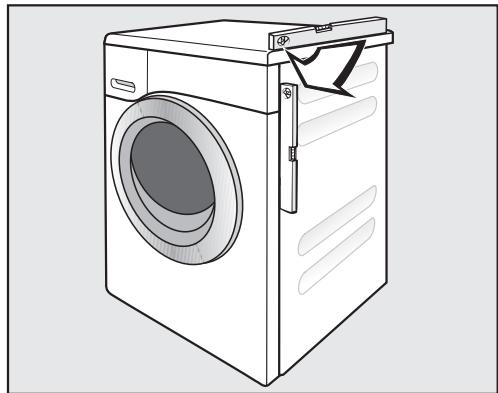MIELE WKB 120 - Dévissage et blocage des pieds - 2