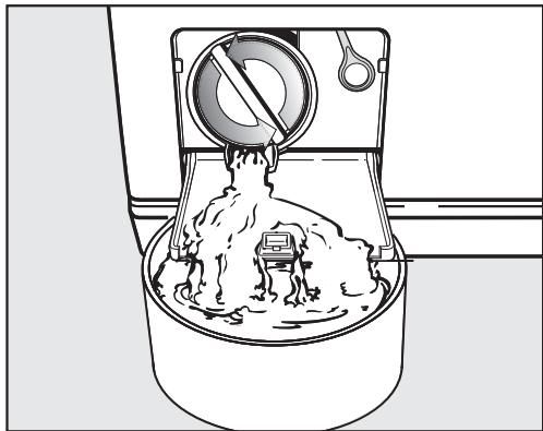 MIELE WDA105 - Evacuer l'eau - 1