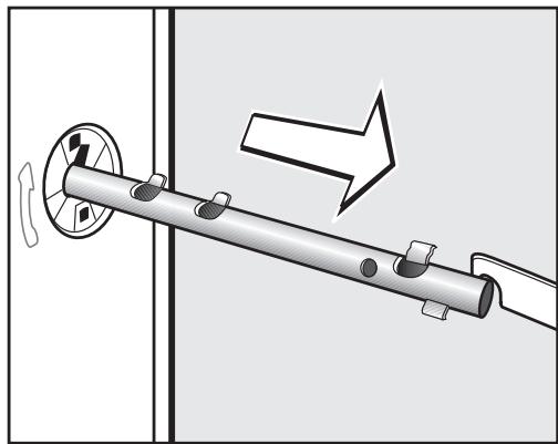 MIELE WDA105 - Démonter les sécurités de transport - 3