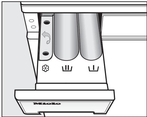 MIELE WDA105 - Sélectionner une vitesse d'essorage - 2