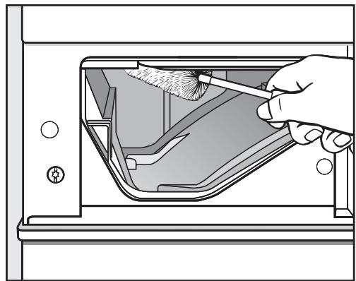 MIELE WDA105 - Nettoyer le bac à produits - 3