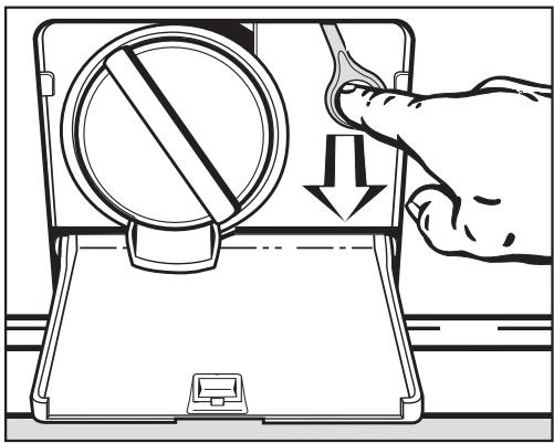 MIELE WDA105 - Ouvrir la porte - 1