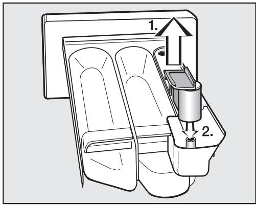 MIELE WDA105 - Nettoyer le bac à produits - 2