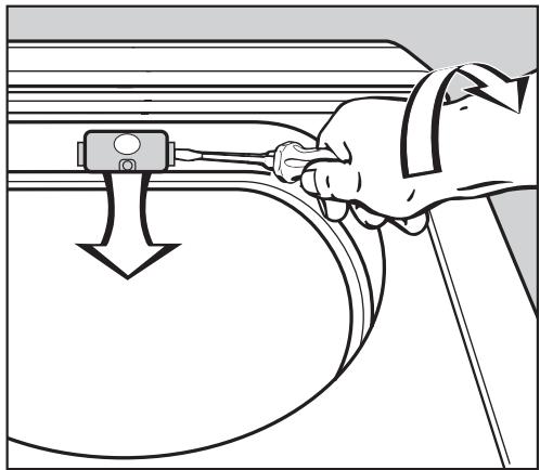 MIELE T8722 - Remplacement de l'ampoule - 1