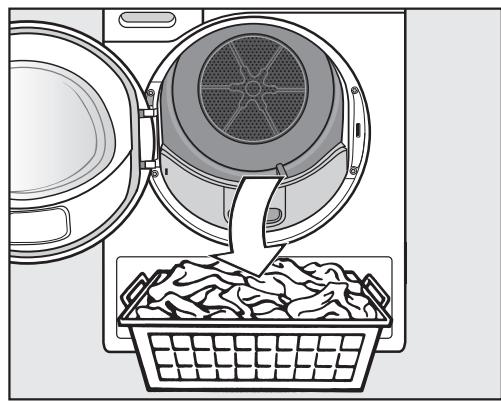 MIELE TKK 650 WP - Sortir le linge - 1