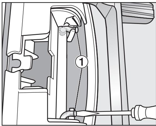 MIELE TMV 840 - Changer la charnière de porte - 1