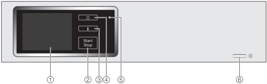MIELE TMV 840 - Bandeau de commande - 1
