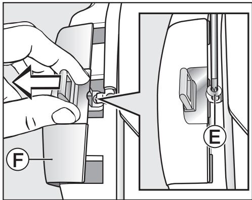 MIELE TMV 840 - Démonter les gonds de la porte - 2