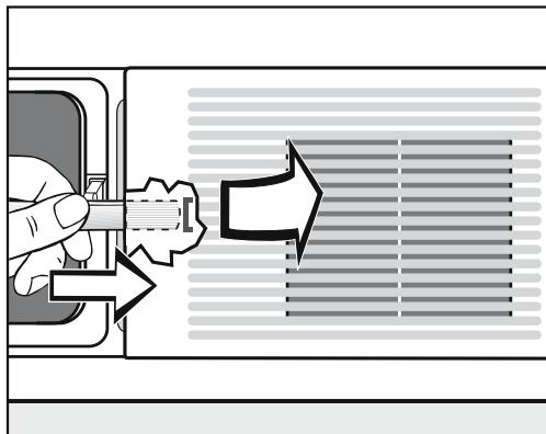 MIELE TMV 840 - Grille en bas à droite - 1
