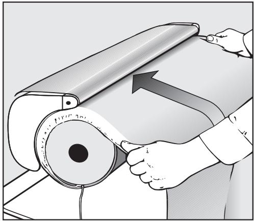 MIELE B890 - Lavage ou remplacement de la housse de repassage - 7