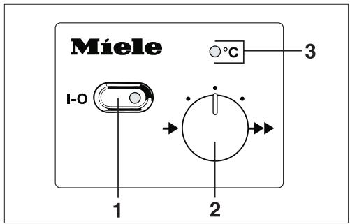 MIELE B890 - Panneau de commande - 1